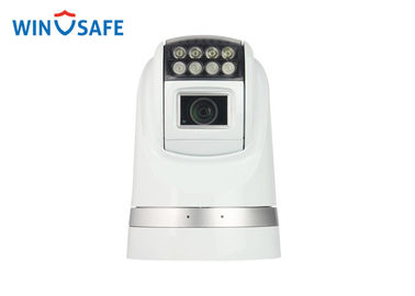 Weatherproof IP66 Analog Ruggged PTZ Camera With Damper and Wiper For Patrol Robot